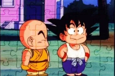 krillin y goku niÃ±os