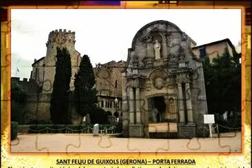 SANT FELIU DE GUIXOLS (GERONA) â€“ PORTA FERRADA jigsaw puzzle