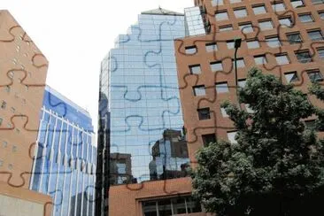 Edificios en Santiago de Chile. jigsaw puzzle