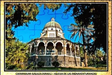 CAFARNAUM-GALILEA (ISRAEL) â€“ IGLESIA DE LAS BIENAVENTURANZAS jigsaw puzzle