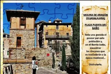 MOLINA DE ARAGÃ“N (GUADALAJARA) - PLAZA PUERTA DEL BAÃ‘O jigsaw puzzle