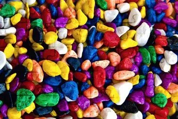 Piedras de colores