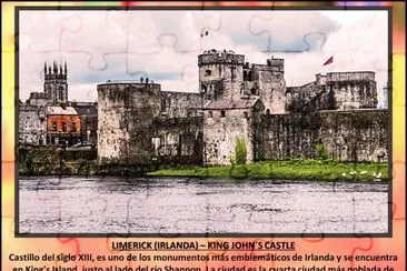 LIMERICK (IRLANDA) â€“ KING JOHNÂ´S CASTLE jigsaw puzzle