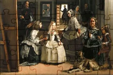 פאזל של LAS MENINAS DE VELAZQUEZ