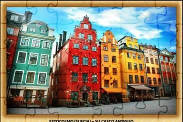 ESTOCOLMO (SUECIA) â€“ SU CASCO ANTIGUO jigsaw puzzle