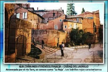 פאזל של ALBI (TARN MIDI-PYRÃ‰NÃ‰ES) FRANCIA â€“ CIUDAD DEL LADRILLO