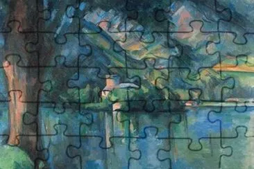 CÃ©zanne lac d 'Annecy jigsaw puzzle