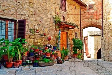 Montefioralle-Toscana