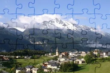 village de montagne jigsaw puzzle