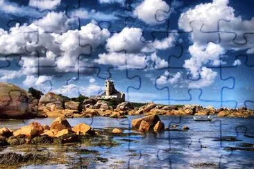 nuages et mer jigsaw puzzle