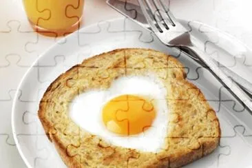 Breakfast Heart Toast