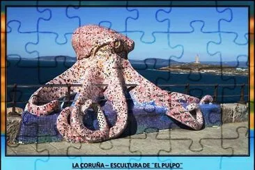 LA CORUÃ‘A â€“ ESCULTURA DE Â¨EL PULPOÂ¨