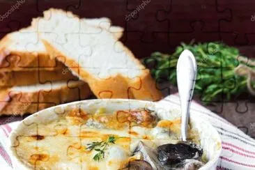 Mushroom Gratin