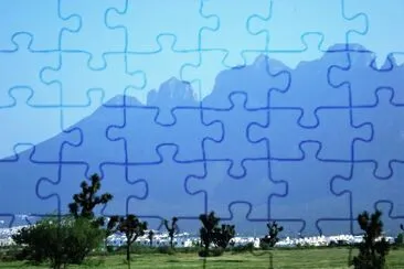 Cerro La Mitra, Monterrey. jigsaw puzzle