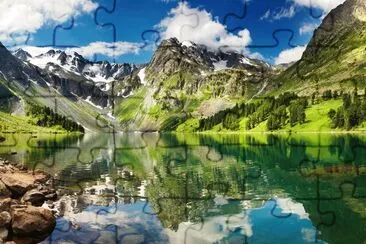 lac au Kamchatka jigsaw puzzle