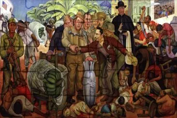 Pintura de Diego Rivera. 1954