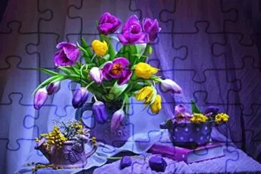 Exquisite Purple Still Life