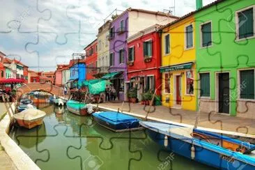 פאזל של Burano Italie