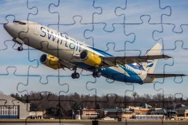 Swiftair Boeing 737-400 EspaÃ±a jigsaw puzzle