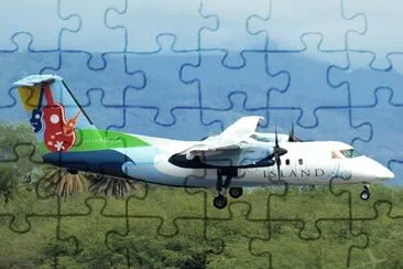 Island Air de Havilland Dash 8-100 Estados Unidos jigsaw puzzle