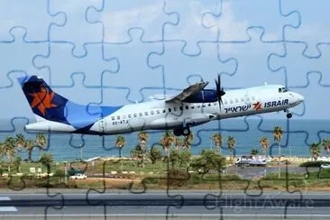 Israir ATR ATR-72 Israel jigsaw puzzle