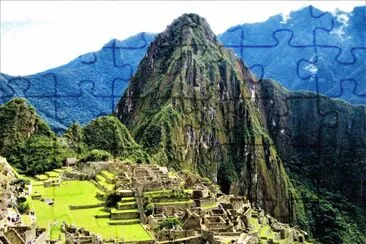 פאזל של Machu Picchu.