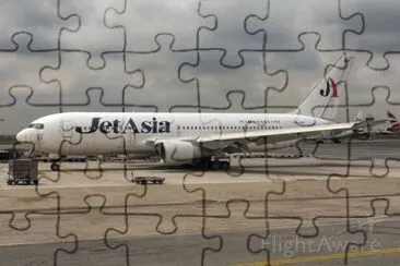 Jet Asia Airways Boeing 767-200 Tailandia jigsaw puzzle