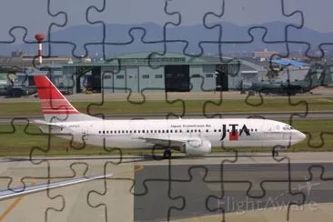 Japan Transocean Air Boeing 737-400 Japon jigsaw puzzle