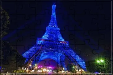 Eiffel jigsaw puzzle