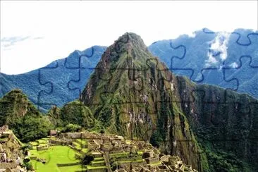 פאזל של Machu Picchu.