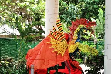 Alebrije en el Museo Maya de CancÃºn.