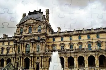 Museo El Louvre. ParÃ­s. jigsaw puzzle