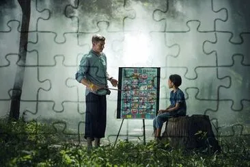 Imagem jigsaw puzzle