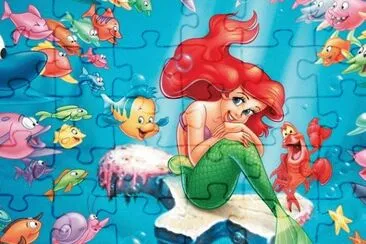 Cartoon jigsaw puzzle