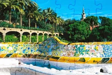 Parque GÃ¼ell-Barcelona jigsaw puzzle