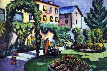 August Macke jardin Ã  Bonn