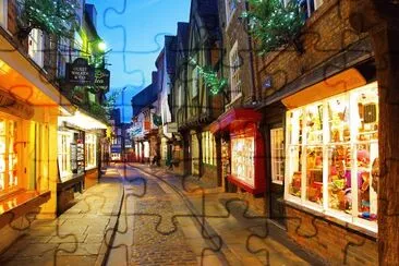 Little Shambles-Yorkshire(Inglaterra) jigsaw puzzle