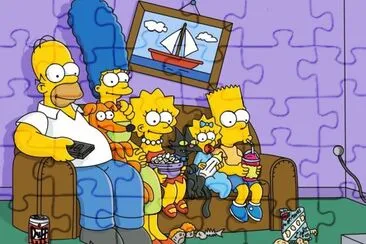 os Simpsons jigsaw puzzle