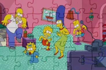 os Simpsons jigsaw puzzle