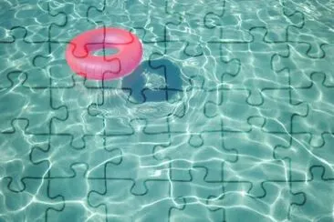 Pool jigsaw puzzle