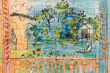 Dufy le balcon jigsaw puzzle