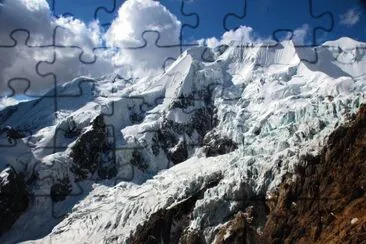 Illimani cordillÃ¨re des Andes jigsaw puzzle