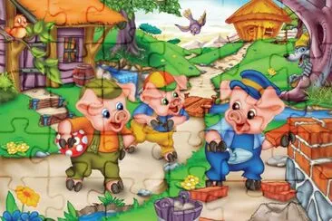 cartoon jigsaw puzzle