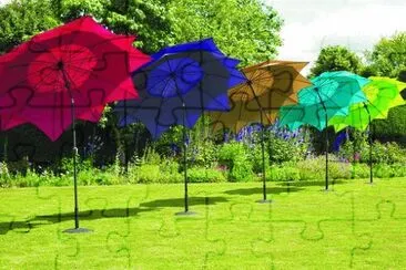 Lotus Garden Parasols