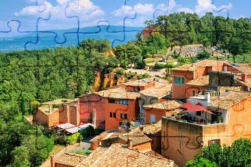 De paseo por el Roussillon-Francia jigsaw puzzle