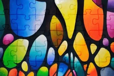 Abstraction jigsaw puzzle