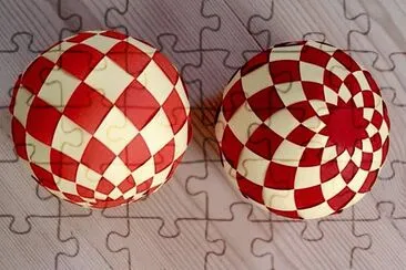 Boules rouges jigsaw puzzle