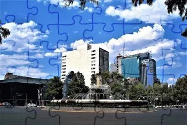 Glorieta de la Diana Cazadora, Ciudad de MÃ©xico. jigsaw puzzle