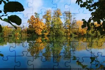 automne en bord de Marne jigsaw puzzle