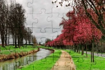 canal de l 'Ourq jigsaw puzzle